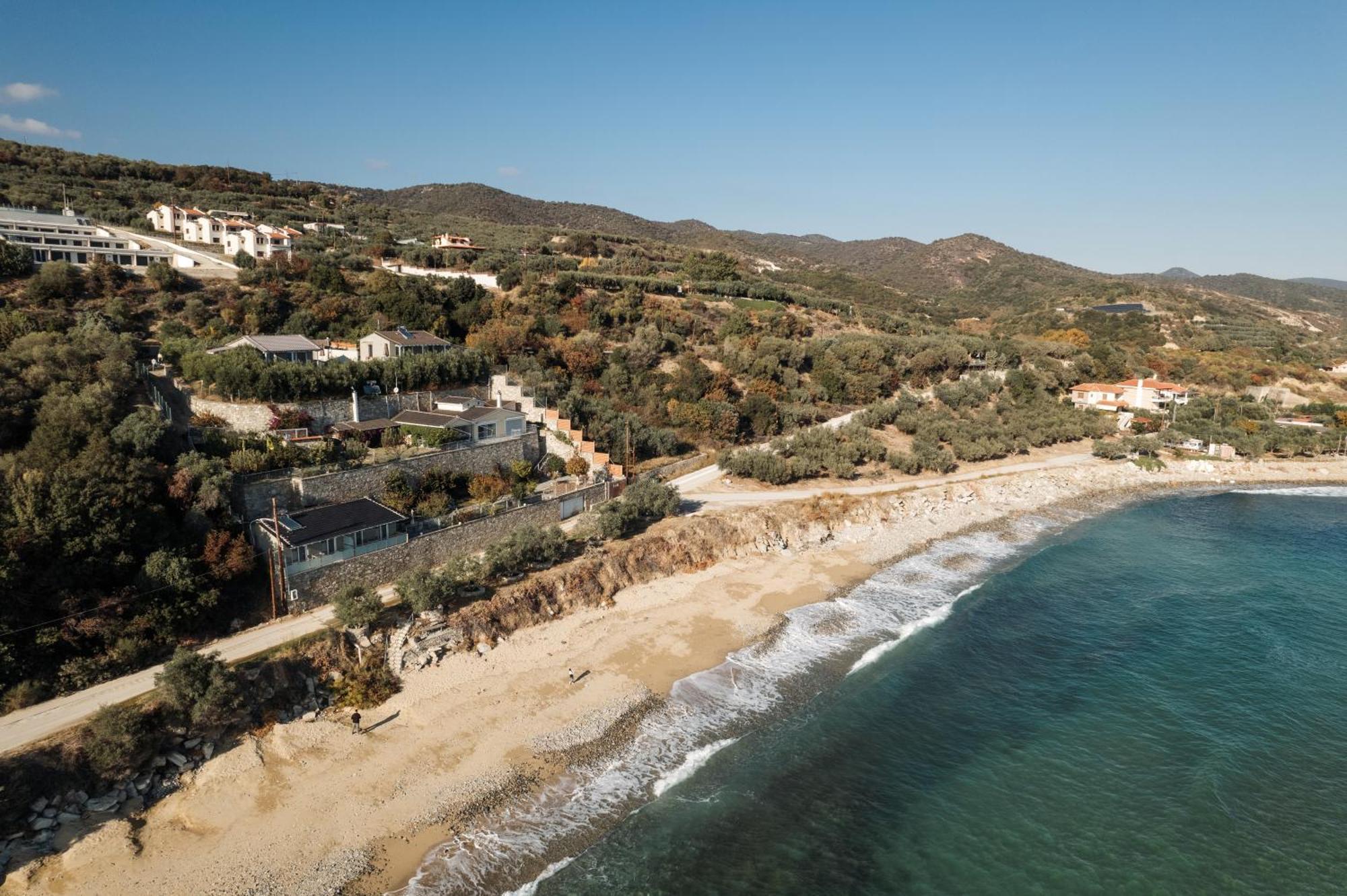 Aegean View Villa Loutra Elevtheron Bagian luar foto